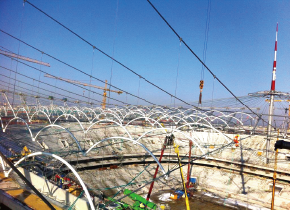 预应力索网结构