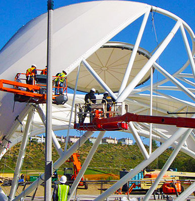 选择天诚张拉膜结构停车棚公司的原因