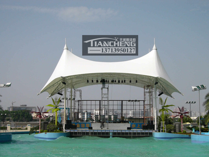 舞台张拉膜结构 03