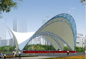 舞台张拉膜结构 04