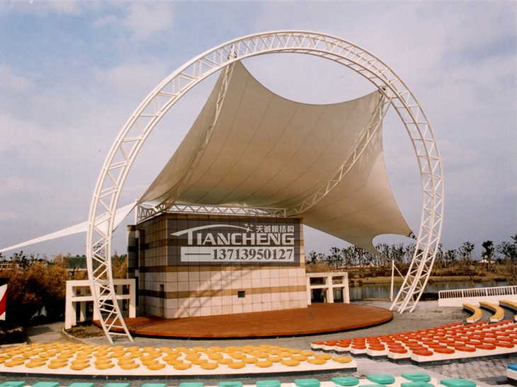 舞台张拉膜结构 07