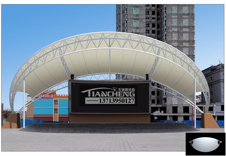 舞台张拉膜结构 10