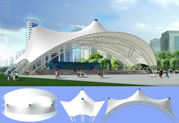 舞台张拉膜结构 11