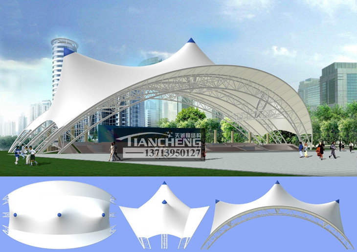 舞台张拉膜结构 11