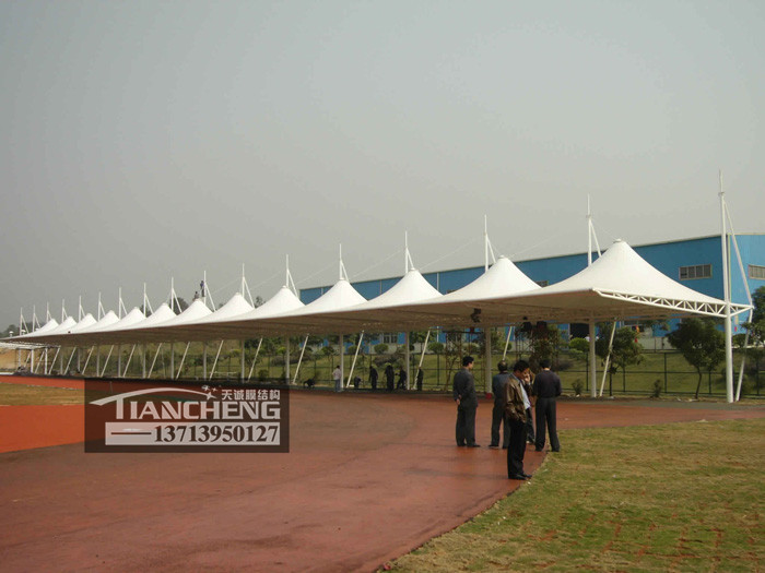 过道张拉膜结构 01