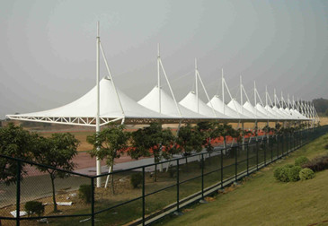 过道张拉膜结构 01