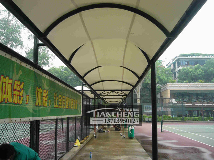 过道张拉膜结构 02