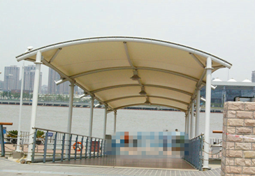 过道张拉膜结构 03