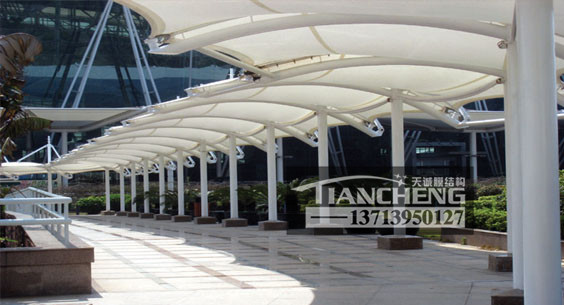 过道张拉膜结构 04