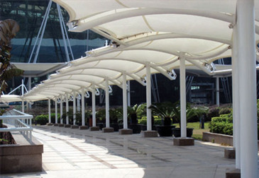 过道张拉膜结构 04