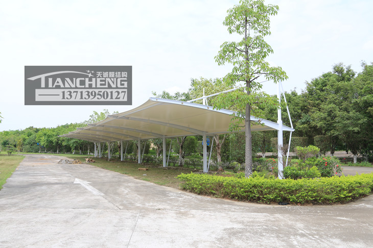 膜结构停车棚 01