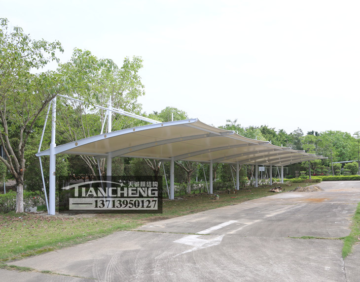 膜结构停车棚 01