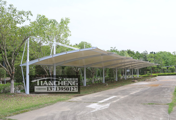 膜结构停车棚 01