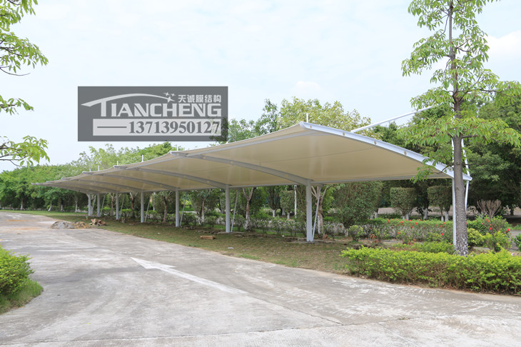 膜结构停车棚 01