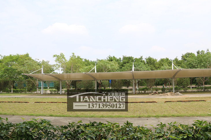 膜结构停车棚 01