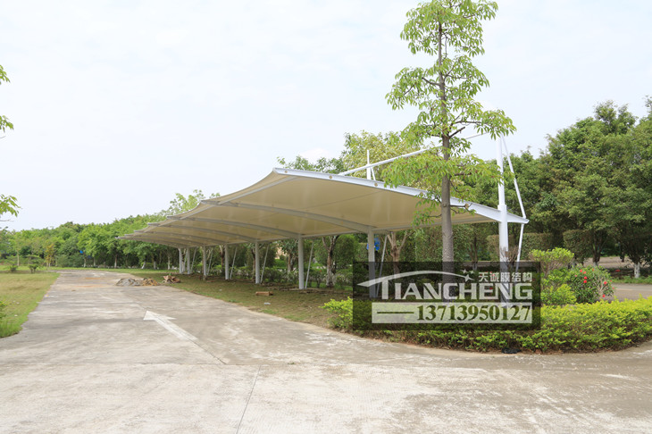 膜结构停车棚 01