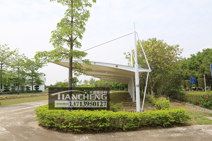 膜结构停车棚 01