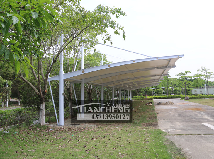 膜结构停车棚 01