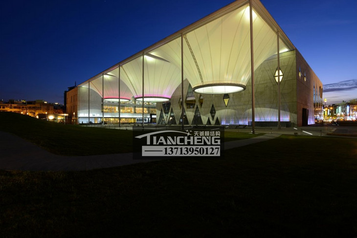 商业膜结构艺术中心 09