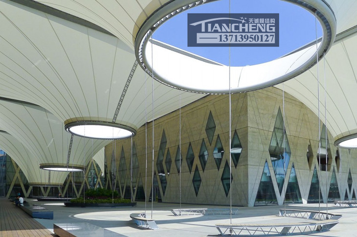 商业膜结构艺术中心 09