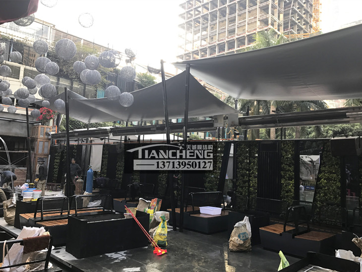 商业酒吧膜结构  16