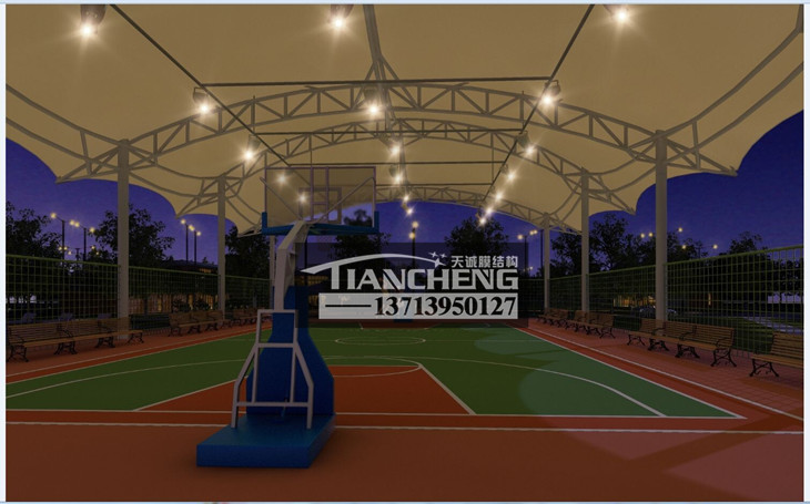 球场膜结构 06