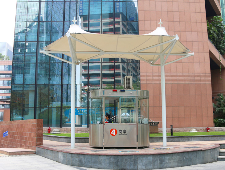 岗亭膜结构雨棚 01