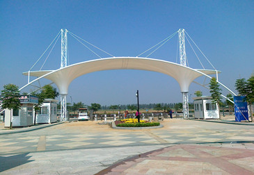 岗亭膜结构雨棚 03