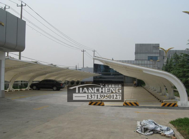 膜结构停车棚 07