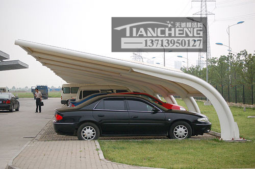 膜结构停车棚 07