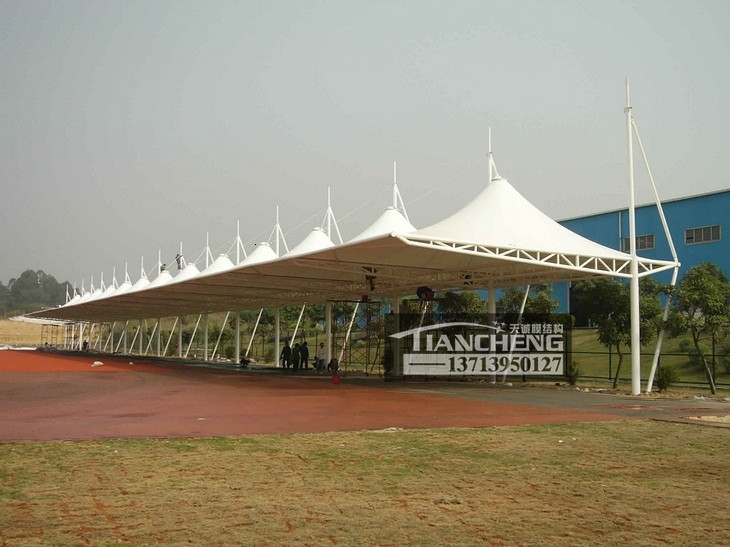 膜结构停车棚 09