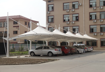 膜结构停车棚 11