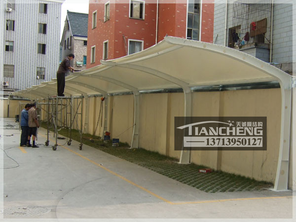 膜结构停车棚 15