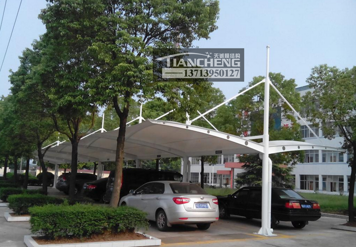 膜结构停车棚 17