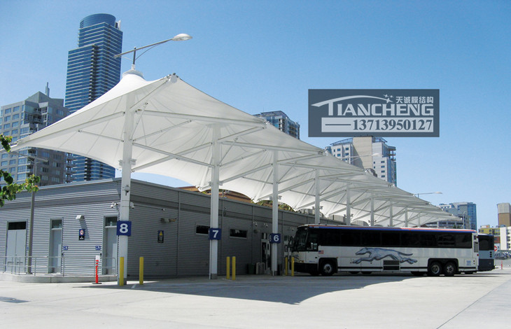 膜结构停车棚 18