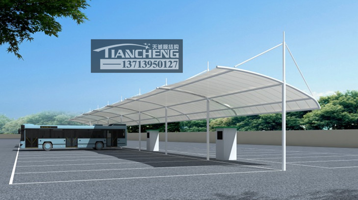 膜结构停车棚 20