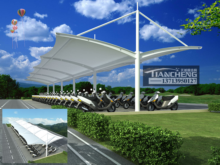 膜结构停车棚 23