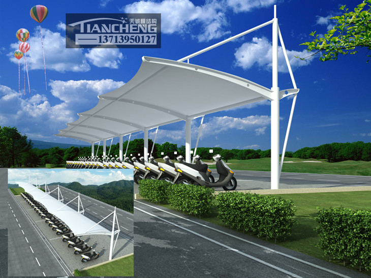 膜结构停车棚 23