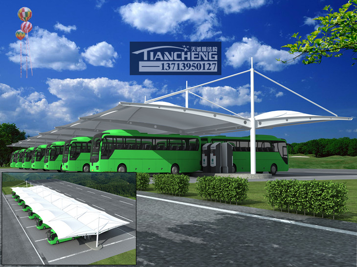 膜结构停车棚 24