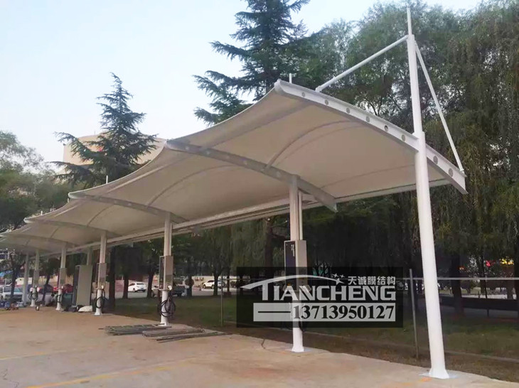 膜结构停车棚 27