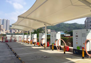 膜结构停车棚 28