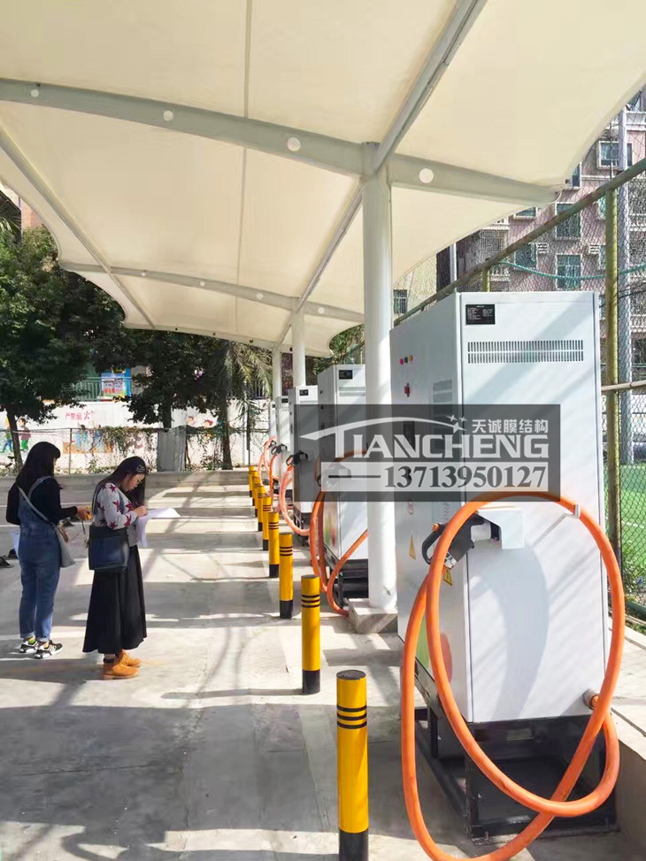 膜结构停车棚 28