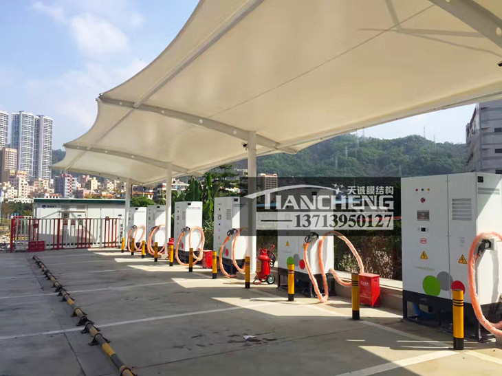 膜结构停车棚 28