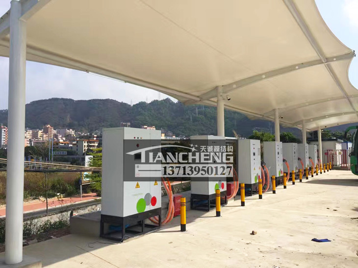 膜结构停车棚 28