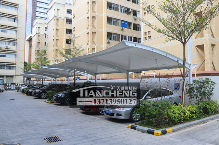 膜结构停车棚 32