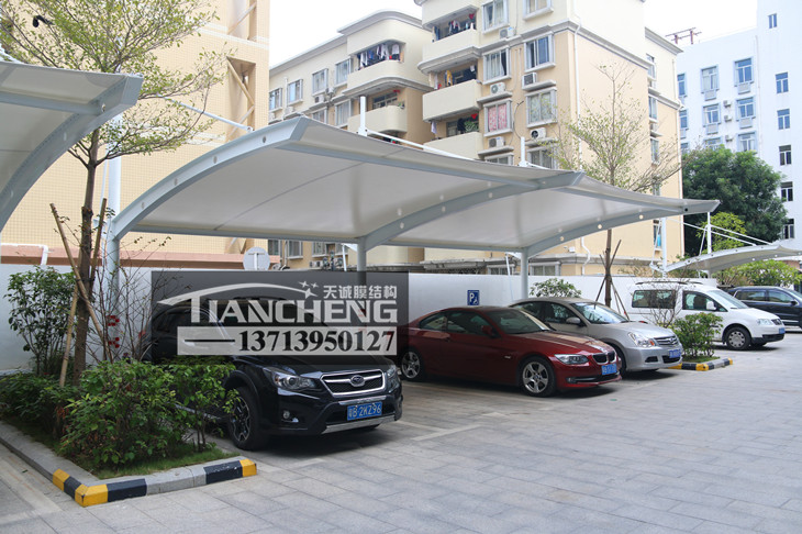 膜结构停车棚 32