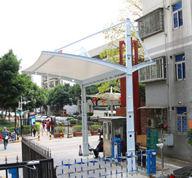 岗亭膜结构雨棚 04