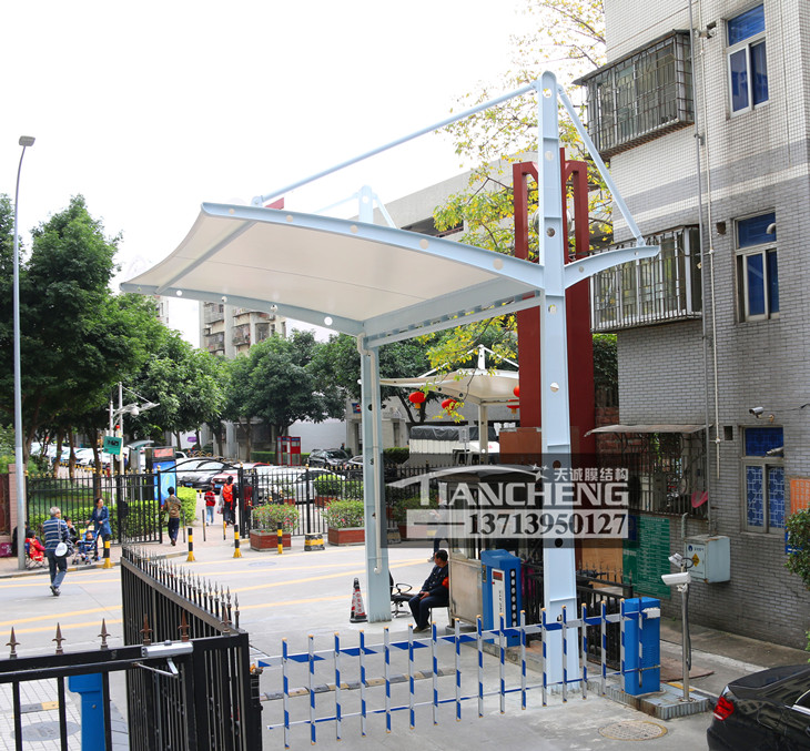 岗亭膜结构雨棚 04