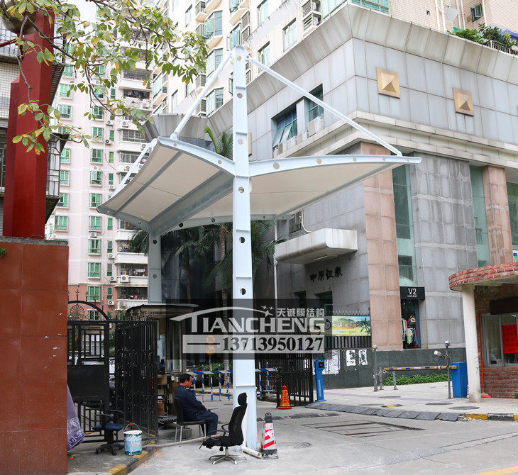 岗亭膜结构雨棚 04