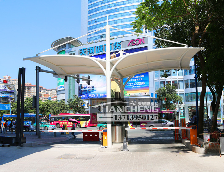 岗亭膜结构雨棚 05